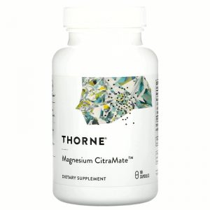 Thorne Research, Magnesium Citramate, добавка с магнием, 90 капсул