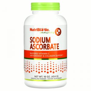 NutriBiotic, Immunity, аскорбат натрия, кристаллический порошок, 454 г (16 унций)