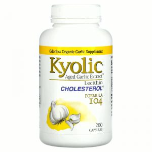 Kyolic, Aged Garlic Extract, выдержанный экстракт чеснока с лецитином, 200 капсул