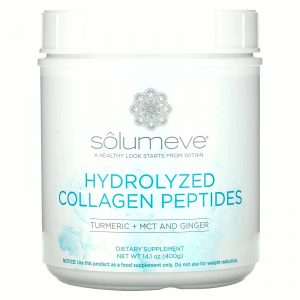 Solumeve, пептиды гидролизованного коллагена с куркумой, 400 г (14 унций)