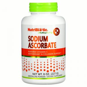 NutriBiotic, Immunity, аскорбат натрия, кристаллический порошок, 227 г (8 унций)