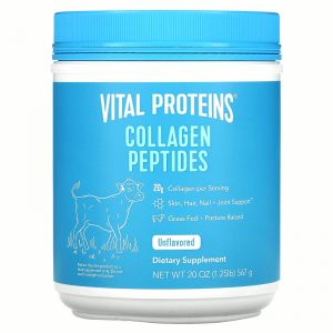 Vital Proteins, пептиды коллагена, без вкусовых добавок, 567 г (1,25 фунта)