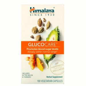 Himalaya, Пищевая добавка GlucoCare, 180 растительных капсул