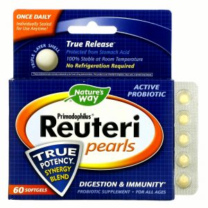 Nature's Way, Primadophilus Reuteri Pearls, 60 капсул