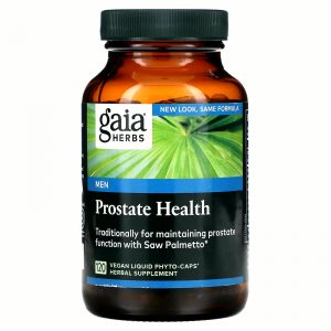 Gaia Herbs, Средство для поддержания здоровья простаты, 120 веганских капсул Phyto-Cap